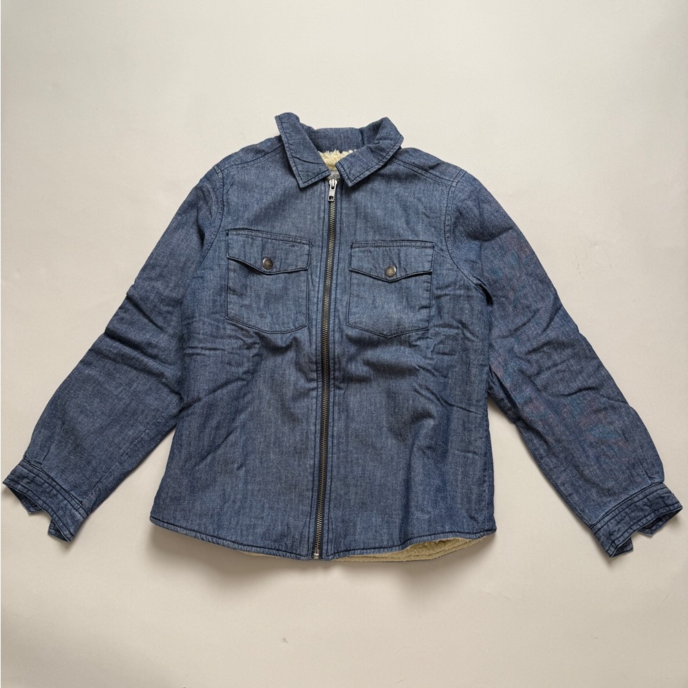 Bonpoint Denim Sherpa Jacket